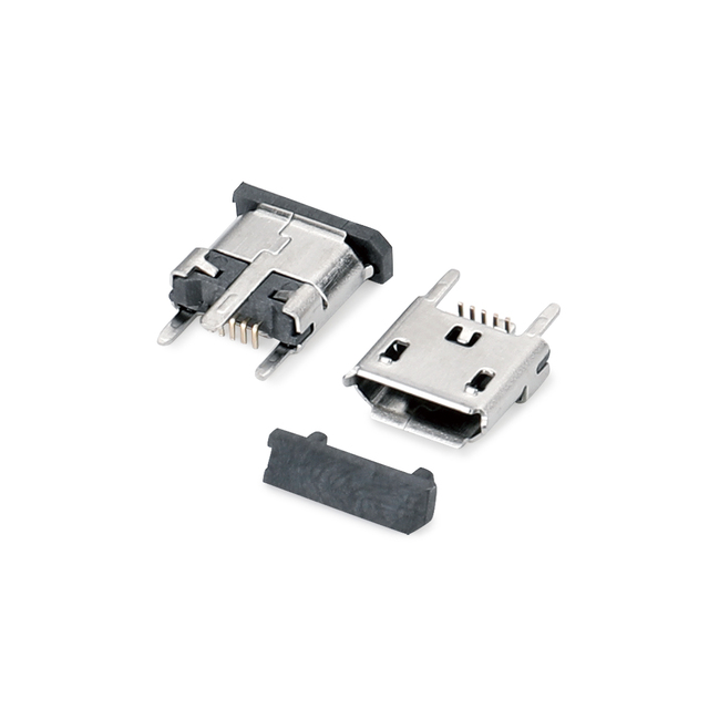 0242-MICRO USB 立贴加高6.3卷边